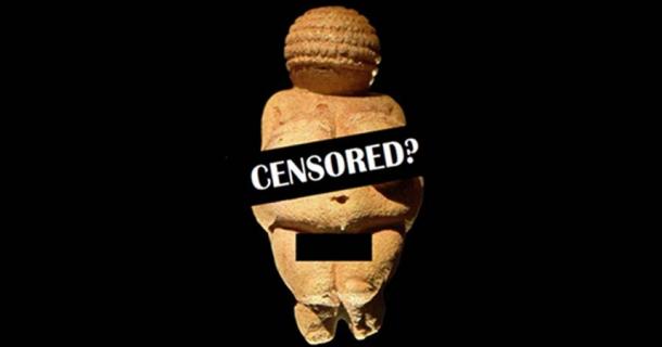 30,000-Year-Old Venus of Willendorf statuette deemed inappropriate. Source: NHM/ CC BY 2.5 