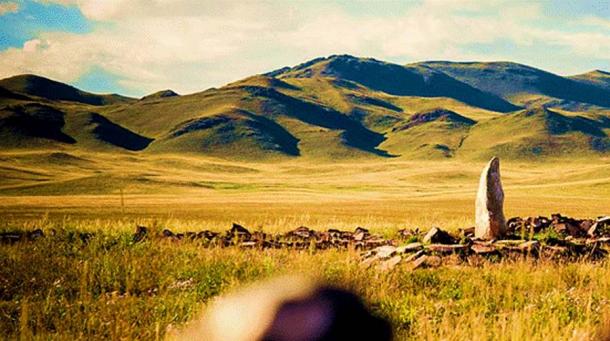 El paisaje alrededor del primer Arzhan Kurgan en la República de Tuva, al sur de Siberia, Rusia. (Zamunu45 / CC BY-SA 4.0)