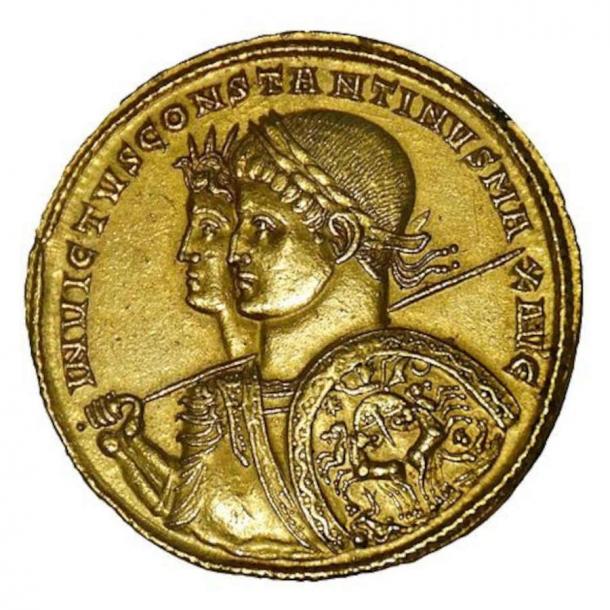 A gold coin of 
