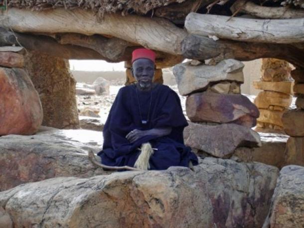 A Hogon, a Dogon spiritual leader. 