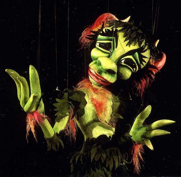 A Pooka/Puck Marionette.