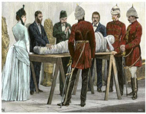 A Public Unwrapping of a Mummy 