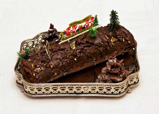 A Yule cake.
