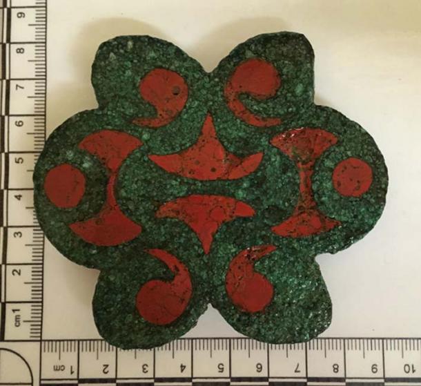 A bridle fitting which was discovered in the field. (Mike Smith)