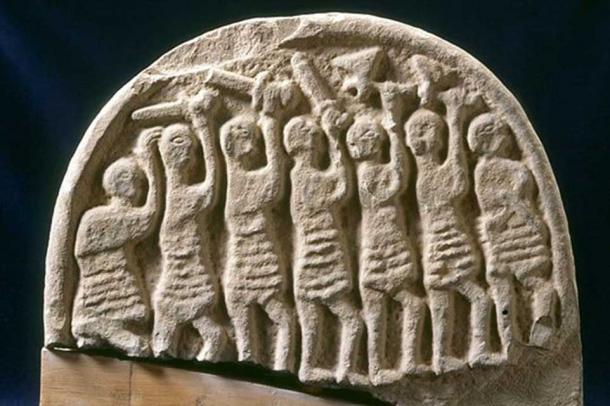 A carved stone found on the island, known as the “Doomsday Stone”, could represent the Viking attack on Lindisfarne