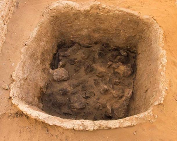 A clay tannour / oven found at Hili 2 in Al Ain. (Department of Culture and Tourism - Abu Dhabi)