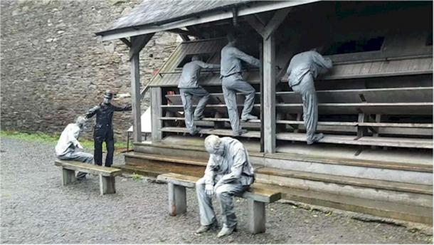 A full-size reconstruction of Wicklow Gaol’s treadmill (VisitWicklow)