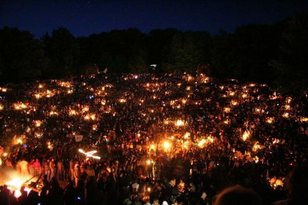 A large Walpurgis Night celebration in Heidelberg. (Andreas Fink/CC BY SA 2.0)