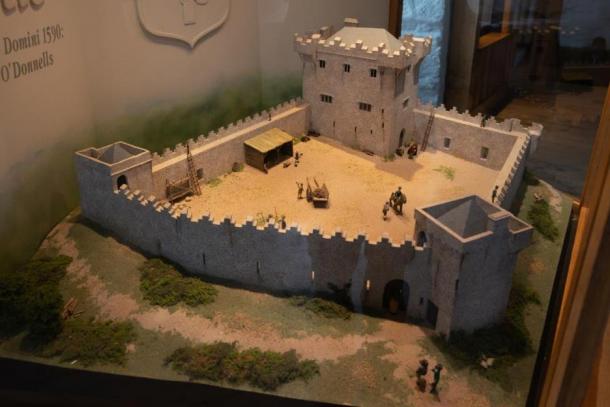 A model of Donegal castle showing what it once looked like. Credit: Ioannis Syrigos