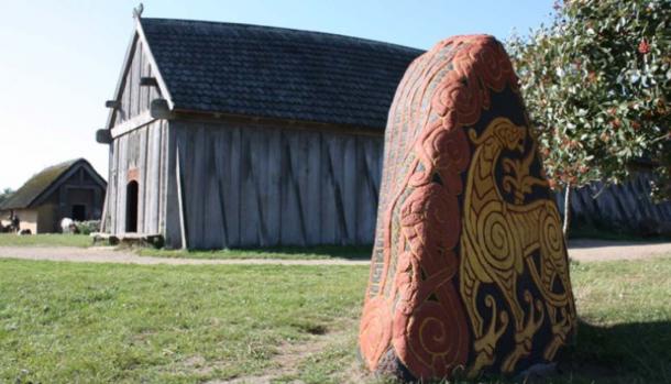 A runestone at the Ribe VikingeCenter. (Ribe VikingeCenter)