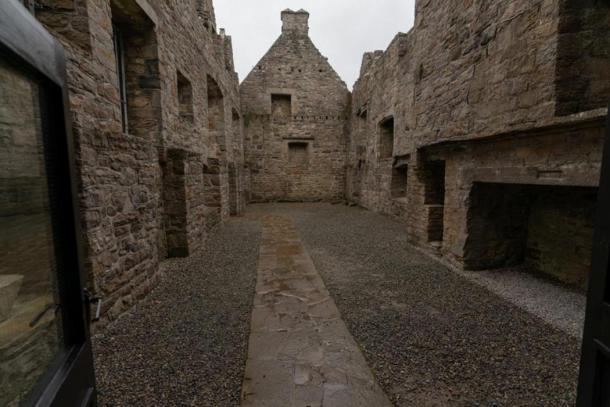 A section of Donegal Castle, which remains without a roof. Credit: Ioannis Syrigos