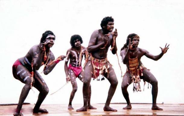 Aboriginal dancers in 1981