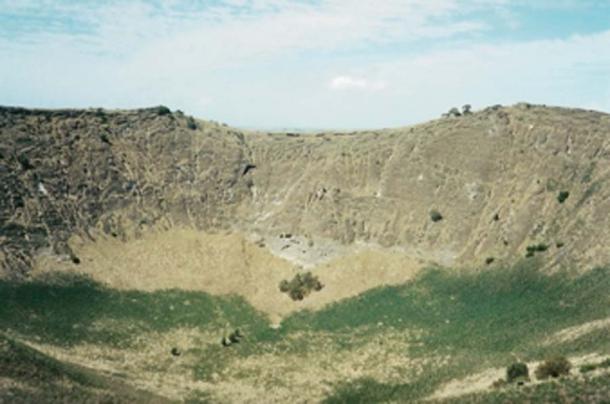 According to legend the volcanic crater of Mount Schank was the oven of giants. (Roo72 / Public Domain)