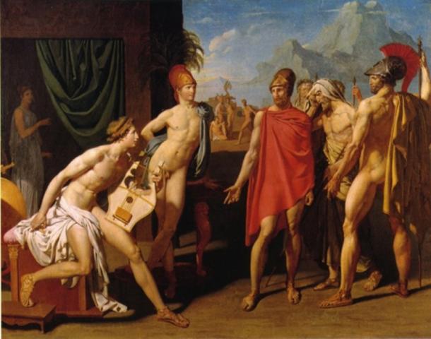 ‘Achilles Receiving the Envoys of Agamemnon’ by Jean Auguste Dominique Ingres. (Public Domain)