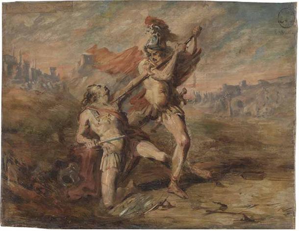Achilles kills Hector. (Léonce Legendre / CC0)