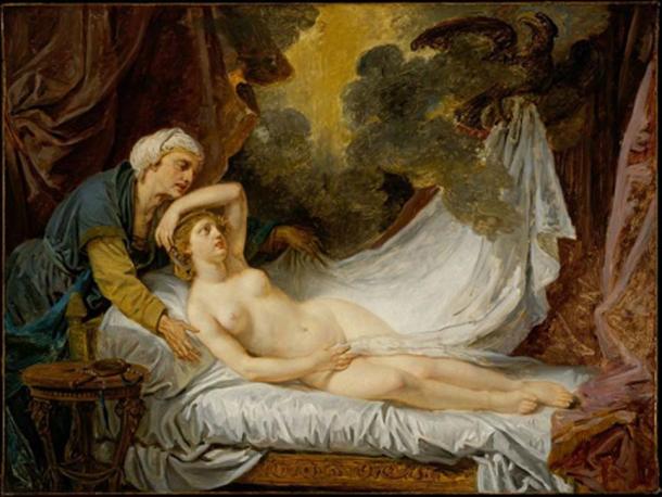 ‘Aegina Visited by Jupiter’ (1767-1769) by Jean-Baptiste Greuze. (Public Domain)