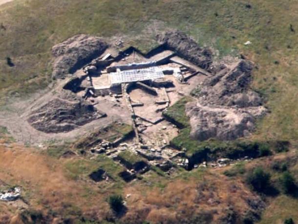 Aerial photograph of Bylazora