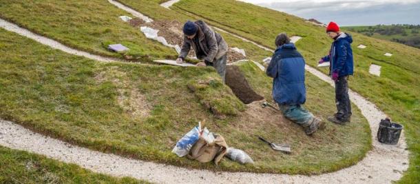 After 12 months of scientific analysis, the National Trust has for the first time revealed the likely age of the Cerne Abbas Giant, Britain’s largest and perhaps best-known chalk figure. (National Trust)