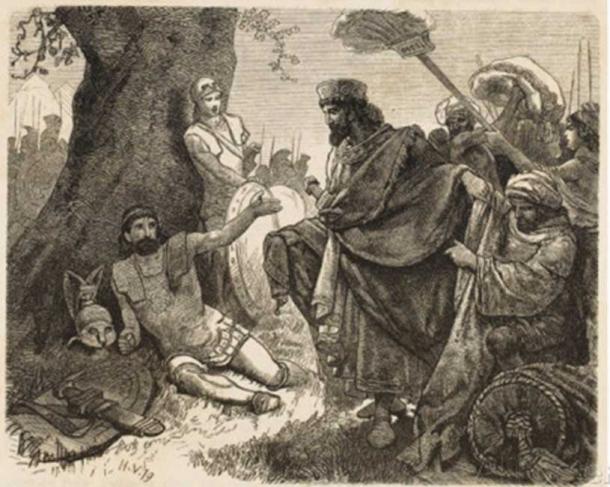 Agesilaus Ii, Ruler of Sparta, Meets with the Persian Ambassador Pharnabazos