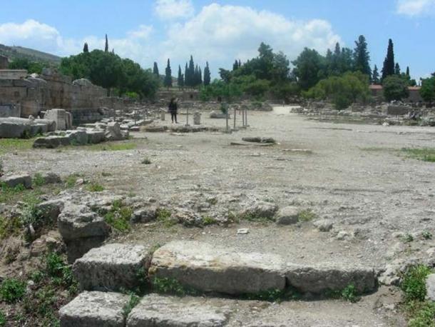 Agora: east to west.