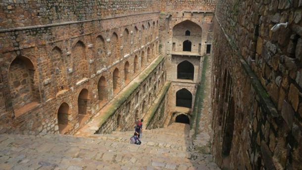 Agrasen Ki Baoli, New Delhi -10th century step-well that's said to be haunted. (Terrazzo / CC BY-SA 2.0)