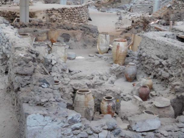 Akrotiri, Thera. (Copyright Karen Mutton / Author Supplied)