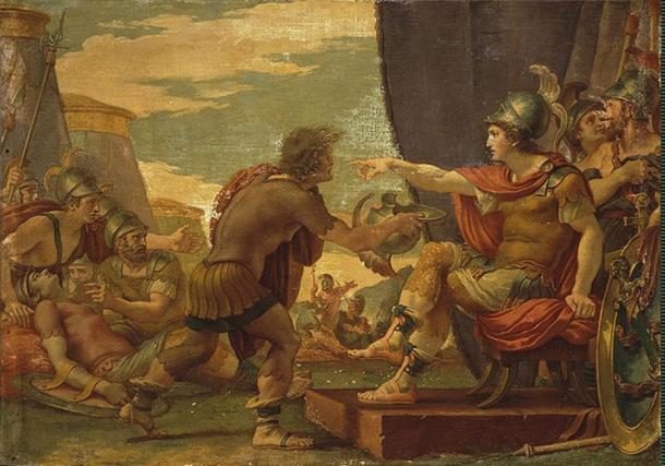 Alexander the Great refuses to take water. (Vissarion / Public Domain)