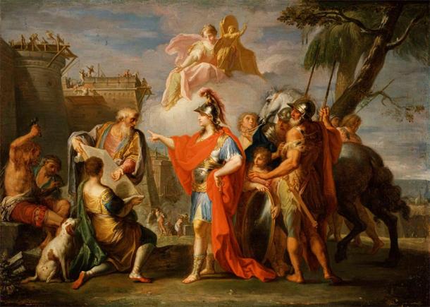 Alexander the Great Founding Alexandria. (Public Domain)