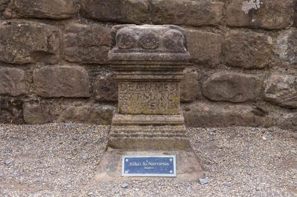 Altar to Nemesis, a roman ruin found in the amphitheater of Chester (chrisdorney/ Adobe Stock)