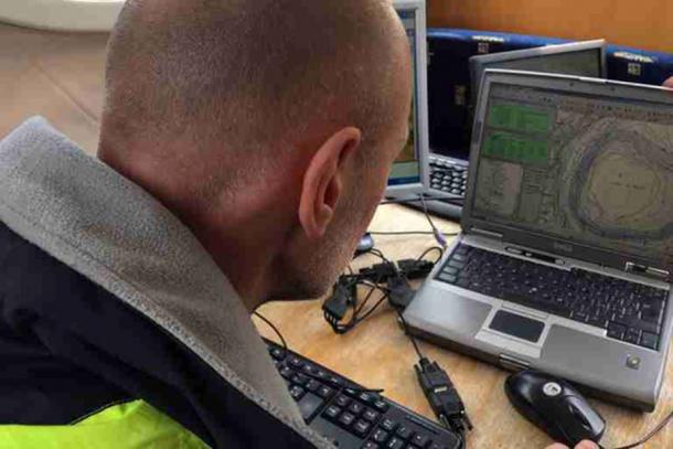 An Italian researcher surveys the bottom of Lake Nemi to find a floating pleasure palace of Caligula.