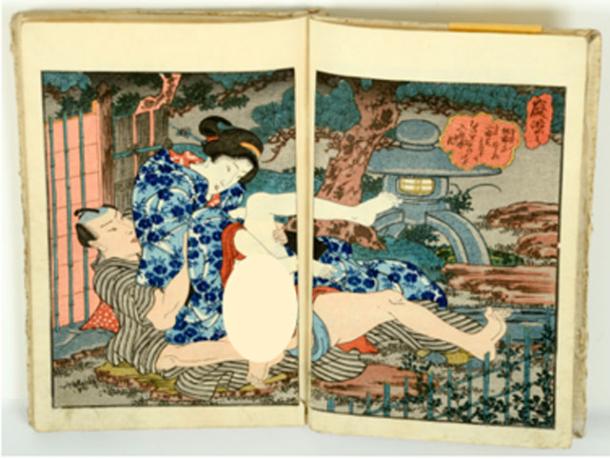 An example of shun-ga erotic art. Credit: fotoember / Adobe Stock