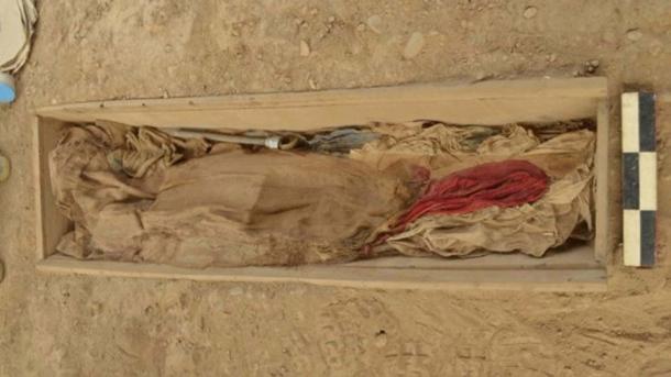 An opium pipe was included in the burial of one of the 19th century Chinese laborers discovered at Huaca Bellavista in Lima, Peru.