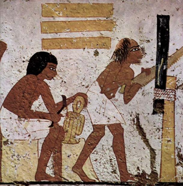 Ancient Egyptian woodworking. (Eloquence / Public Domain)