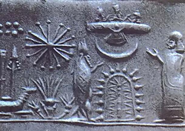 Ancient astronauts proponents suggest that aliens came to Earth long ago, citing artifacts such as this ancient Mesopotamian cylinder seal. (Dyolf77 / Public Domain)