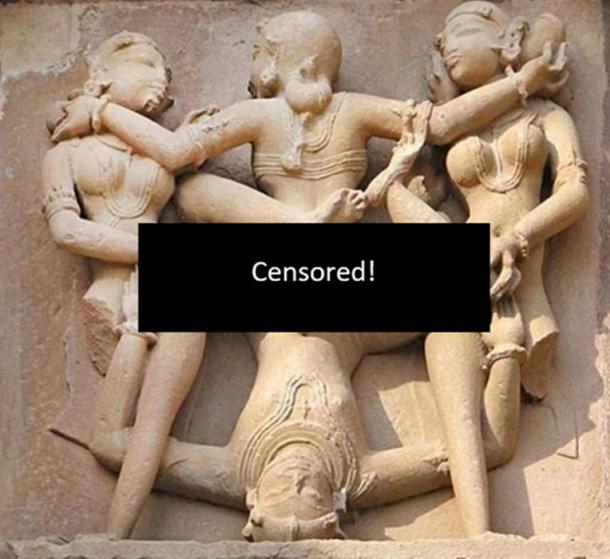 Ancient relief carvings aren’t exempt from sexual content classification (CC by SA 2.0)
