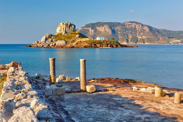 Ancient ruins on modern day Kos, Greece, where the Nazareth Inscription is now believed to have originated from. (sborisov / Adobe stock)