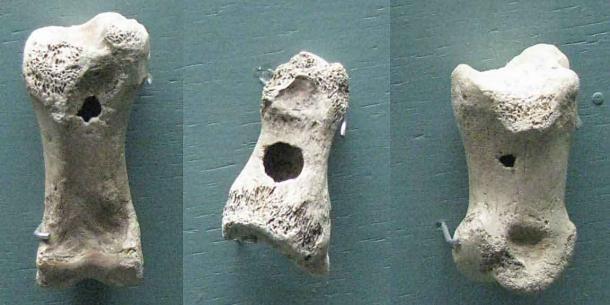 Ancient toy whistles made of reindeer bones from Finland that date back to roughly 15,000 years ago. (Don Hitchcock / CC BY-SA 4.0)