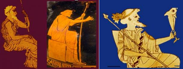 Ancient vase images of Noah/Nereus. (Author provided)