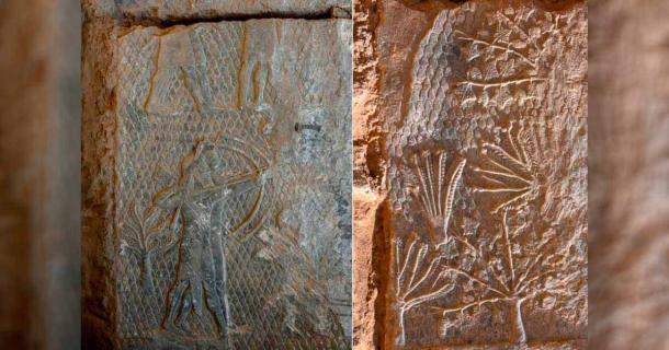 These ancient Iraq carvings dating to the Assyrian Empire were unearthed near the Mashki Gate in Mosul, escaping destruction by IS in 2016. Source: Iraqi Ministry of Culture