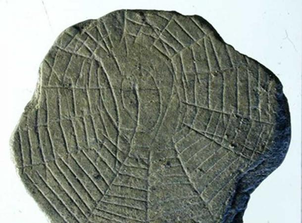 Another Spider web design found at Vasagård.