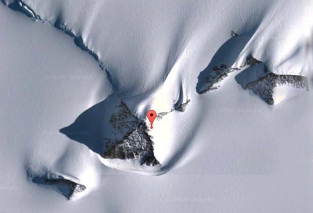  Antarctic pyramids. Location of the pyramid making the news: 79°58'39.2"S 81°57'32.2"W.