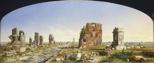 The Appian Way (1869) by john Linton Chapman. 