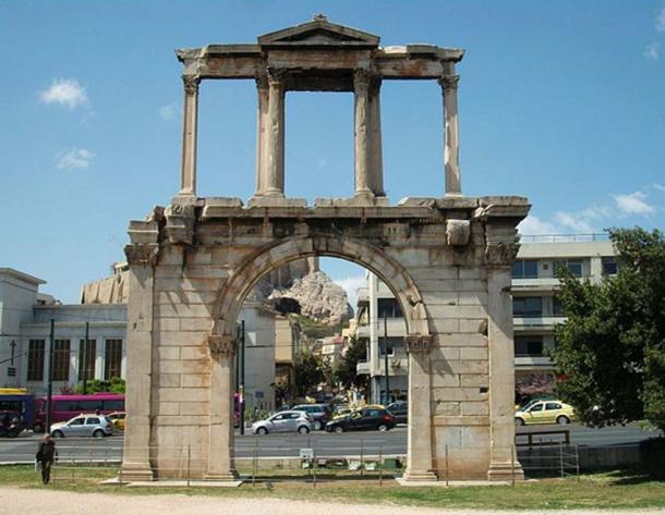 Arch of Hadrian, Athens.