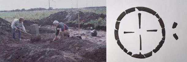 Archaeologists returned to the Zealand peat bog in 1998 and found additional parts of the famed Trundholm Sun Chariot. (National Museum of Denmark)