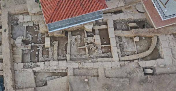 The full length of the Artemis Amarynthos temple shown here is notable at 34 meters (111.5 feet). (Swiss School of Archaeology in Greece)