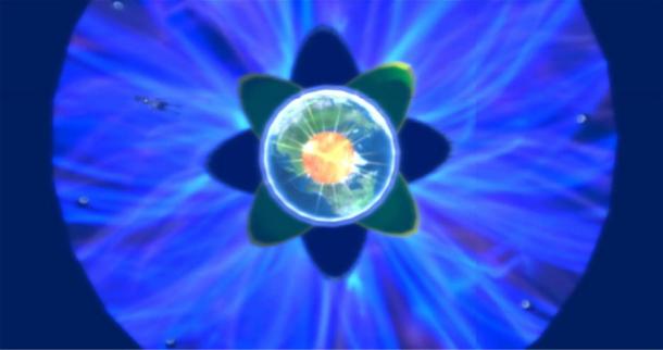 Artistic interpretation of the World Egg of the Ogdoad. 