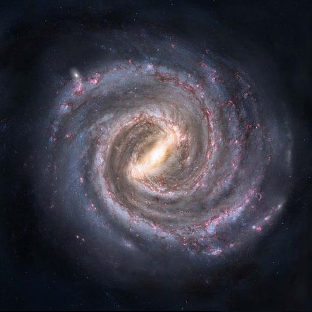 Artist's conception of the Milky Way. (Public Domain)