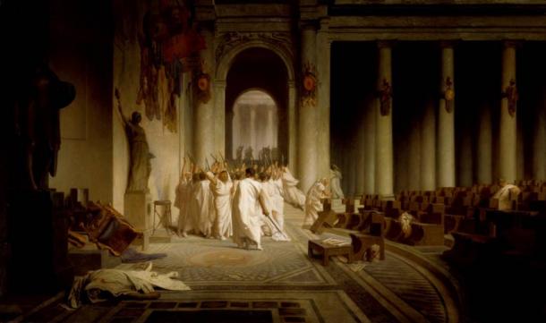 Assassination of Julius Caesar, Jean-Léon Gérôme.