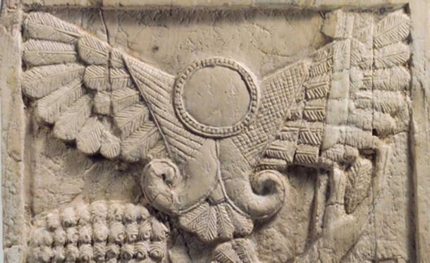 The Assyrian winged disk. One of the many similar glyphs that represented deities that appeared throughout the world after the comet’s appearance in 1486 BC.