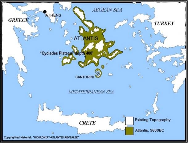 Atlantis area map